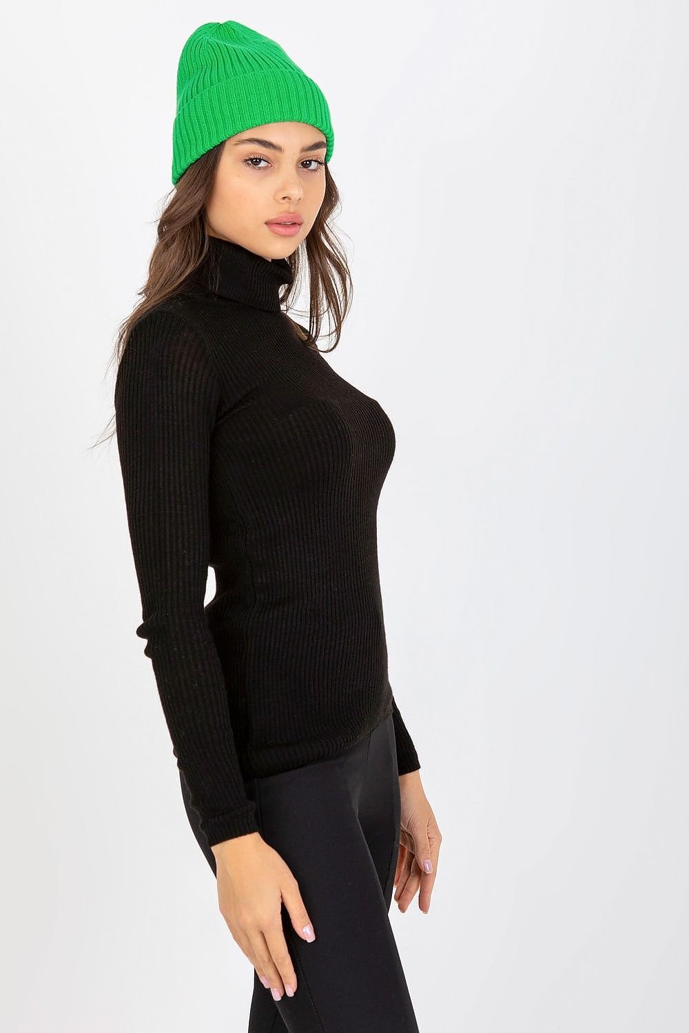 Turtleneck model 184947 Black by Factory Price - One Size