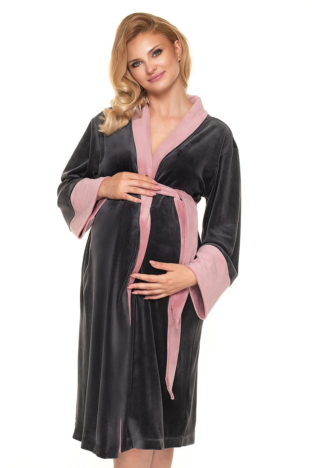 Bathrobe model 157710 Grey by PeeKaBoo - Bathrobes