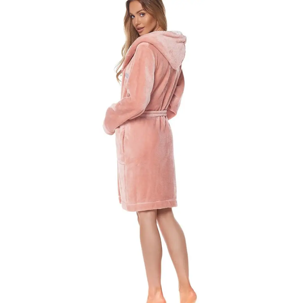 Bathrobe model 172755 Orange by L&L collection - Bathrobes