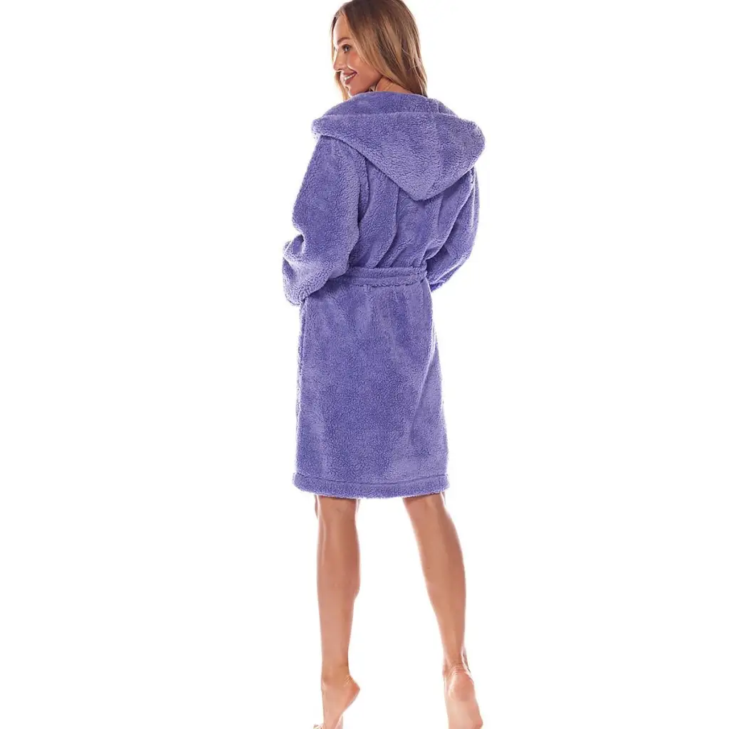 Bathrobe model 172779 Violet by L&L collection - Bathrobes