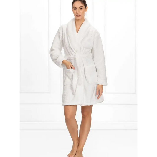 Bathrobe model 174665 Beige by Momenti Per Me - Bathrobes