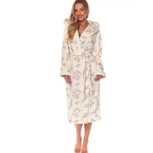 Bathrobe model 186211 Beige by L&L collection - Bathrobes