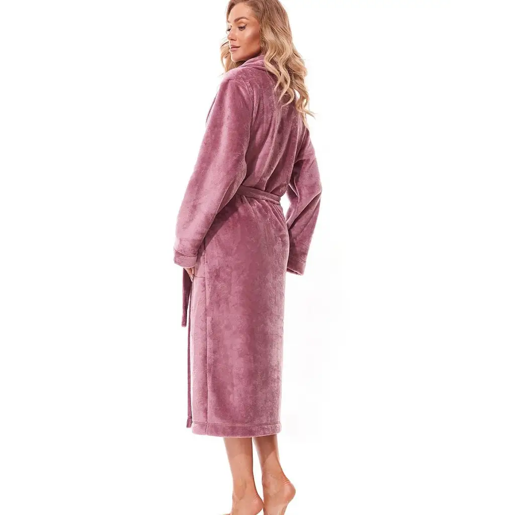 Bathrobe model 188080 Pink by L&L collection - Bathrobes