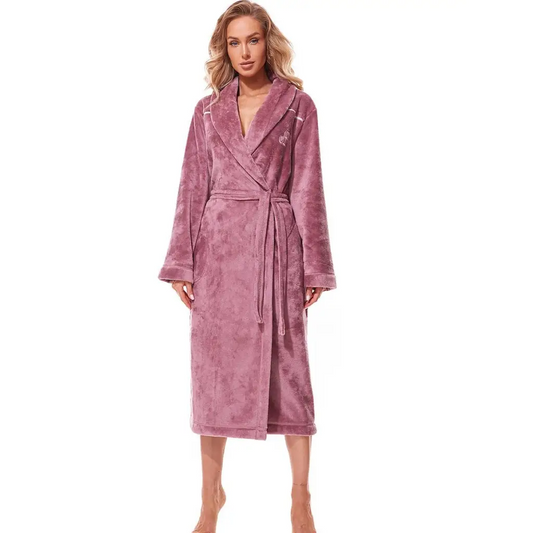 Bathrobe model 188080 Pink by L&L collection - Bathrobes