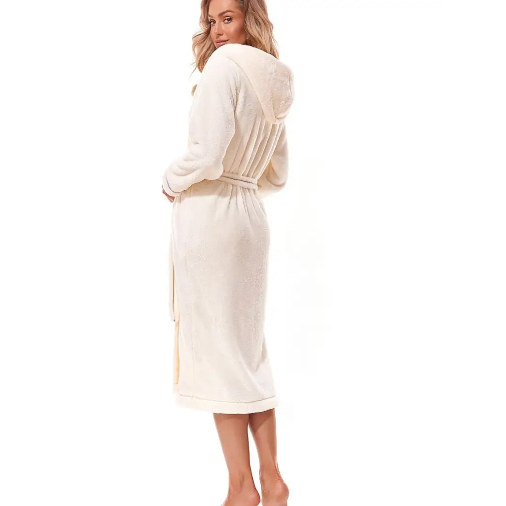 Bathrobe model 188991 Beige by L&L collection - Bathrobes