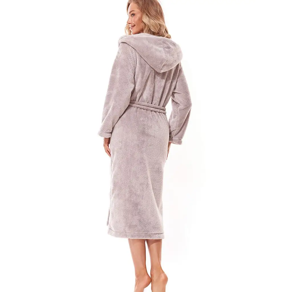 Bathrobe model 188992 Grey by L&L collection - Bathrobes