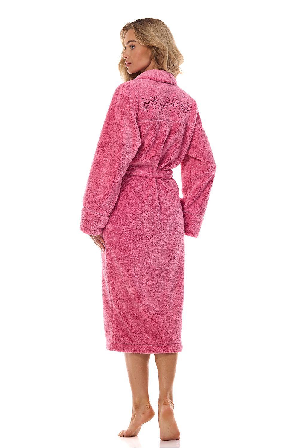 Bathrobe model 199372 Pink by L&L collection - Bathrobes