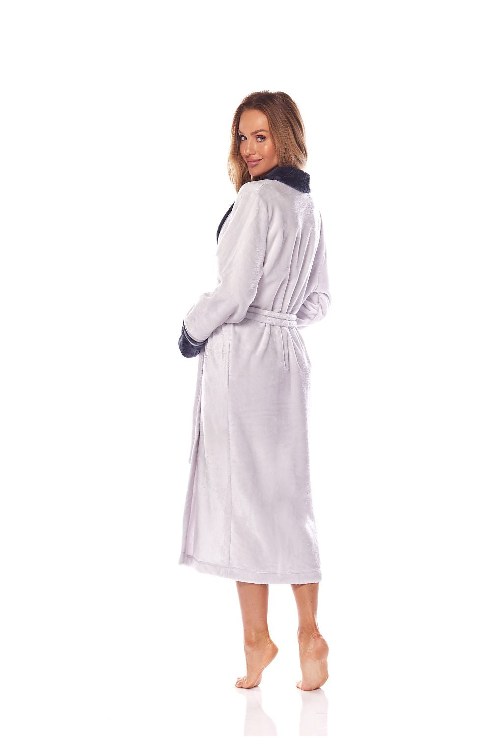 Bathrobe model 199721 Beige by L&L collection - Bathrobes