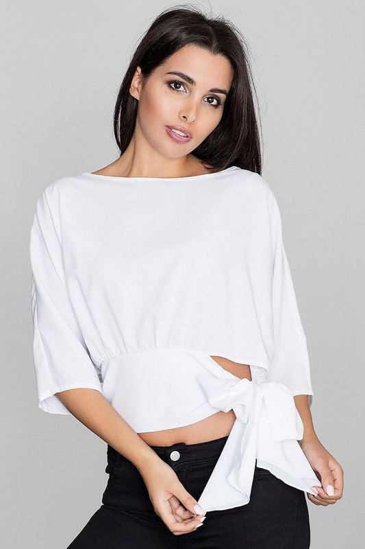 Blouse model 111057 White by Figl - Blouses