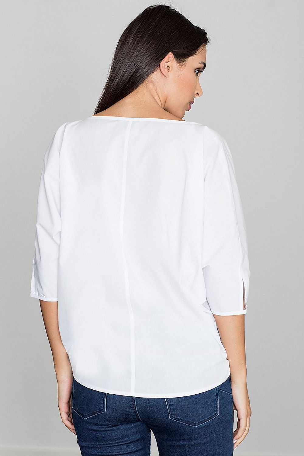 Blouse model 111080 White by Figl - Blouses