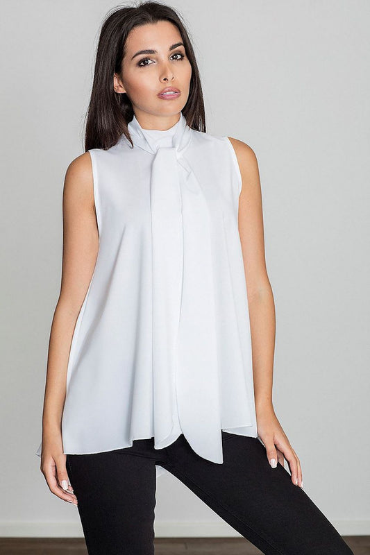 Blouse model 111143 White by Figl - Blouses