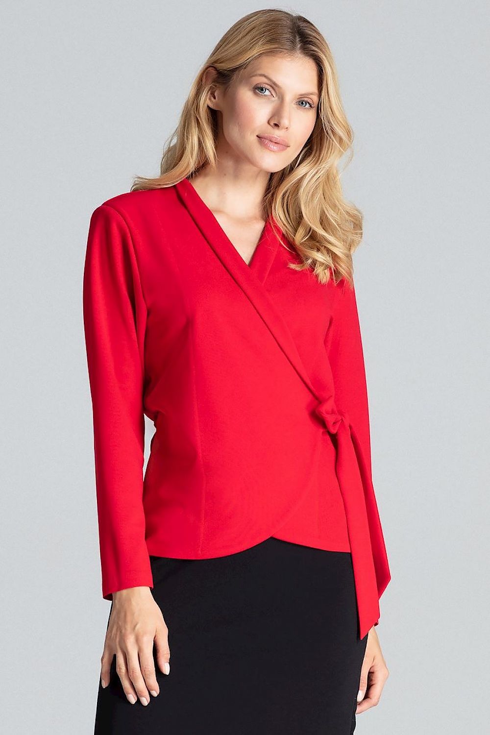 Blouse model 138271 Red by Figl - Blouses