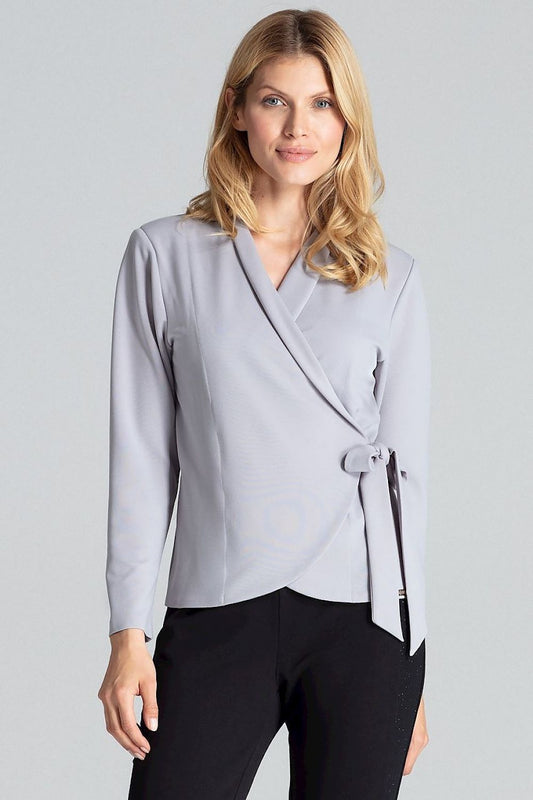 Blouse model 138273 Grey by Figl - Blouses