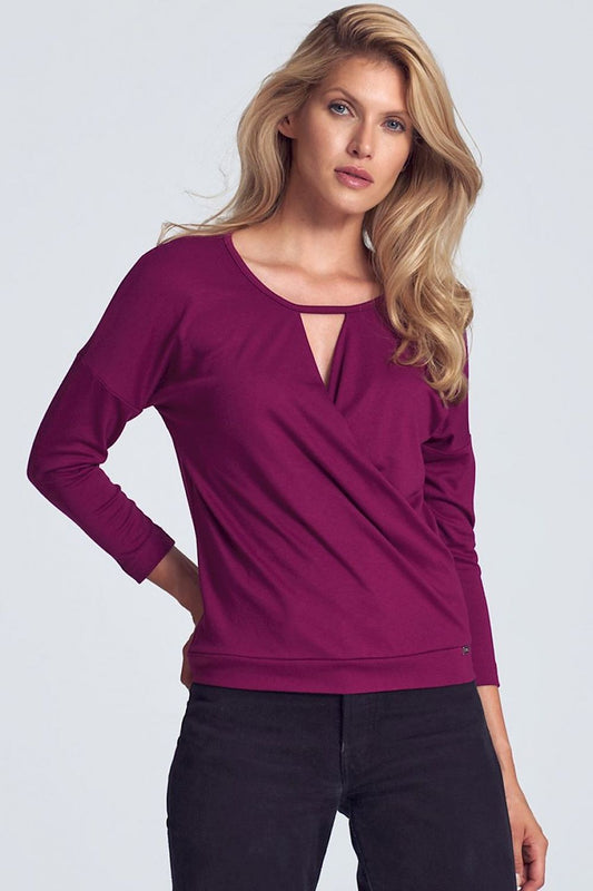 Blouse model 147910 Violet by Figl - Blouses