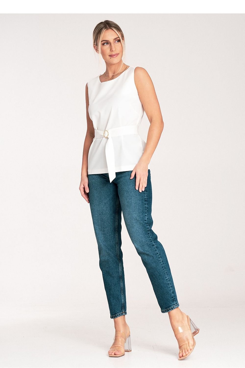 Blouse model 204321 Beige by Figl - Blouses