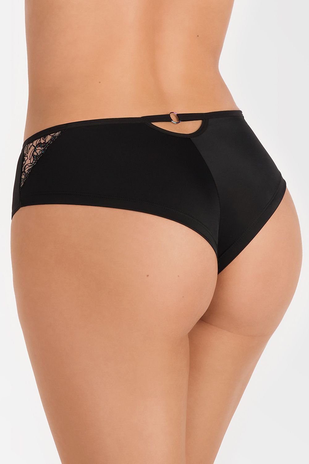 Brazilian style panties model 190627 Black by Gorsenia