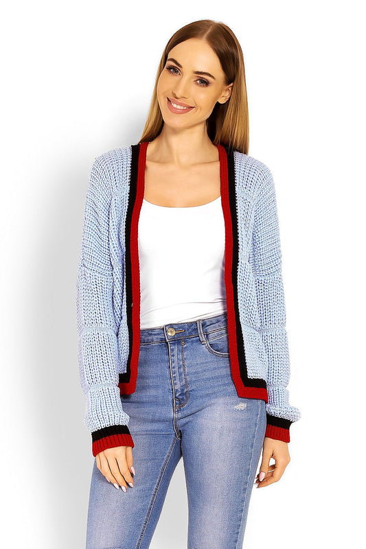 Cardigan model 114489 Blue by PeeKaBoo - One Size