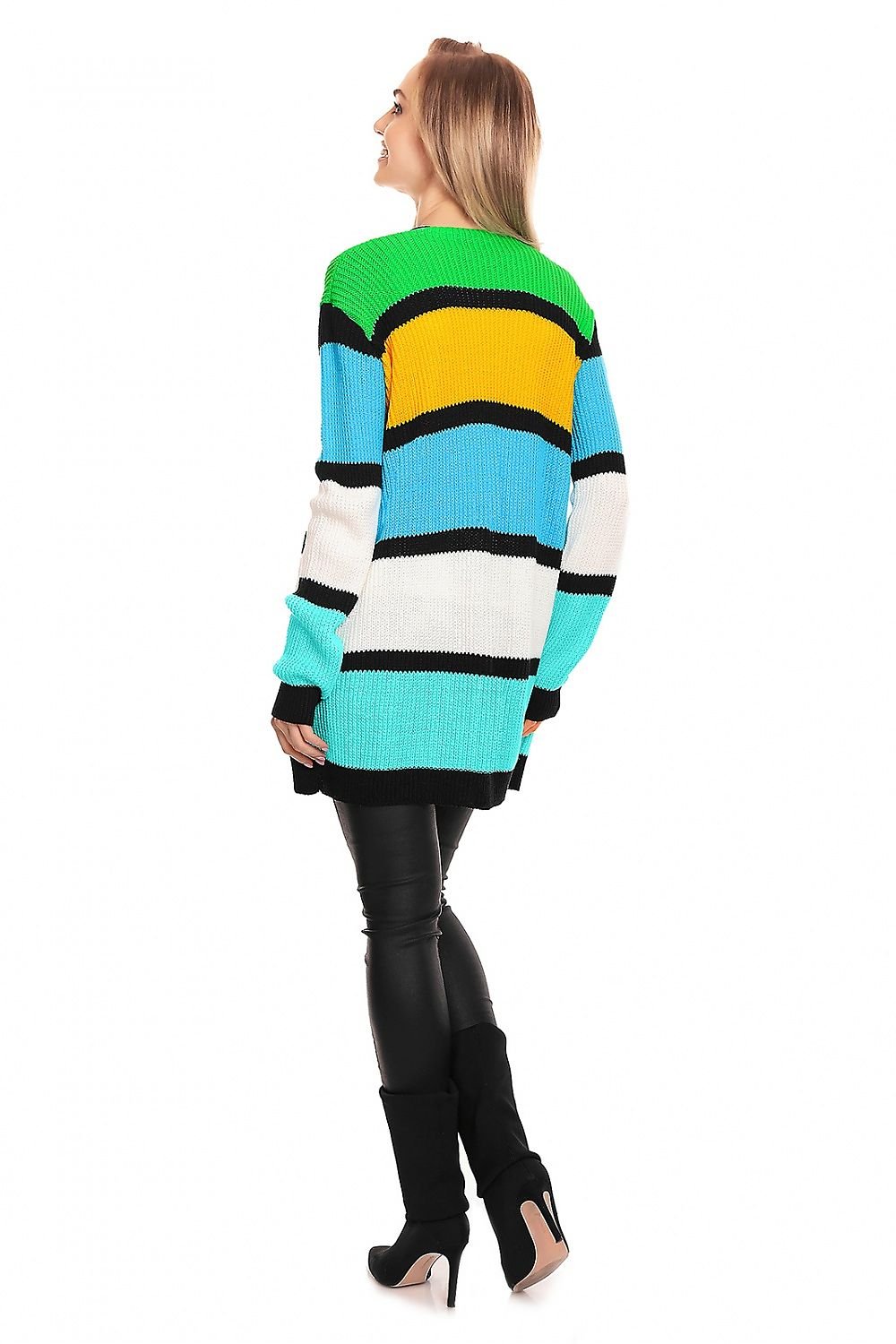 Cardigan model 132011 Multicolor by PeeKaBoo - One Size