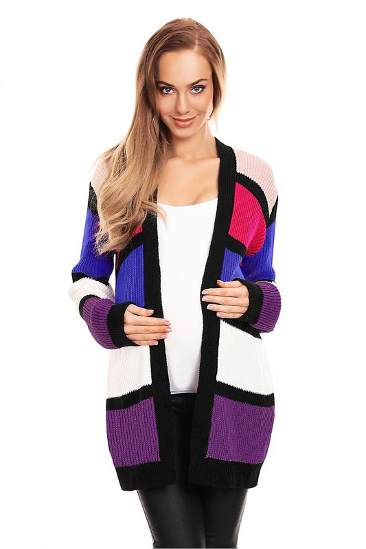 Cardigan model 132013 Multicolor by PeeKaBoo - One Size