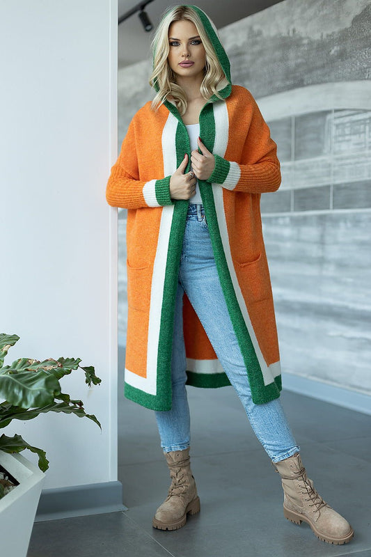 Cardigan model 171312 Multicolor by PeeKaBoo - One Size