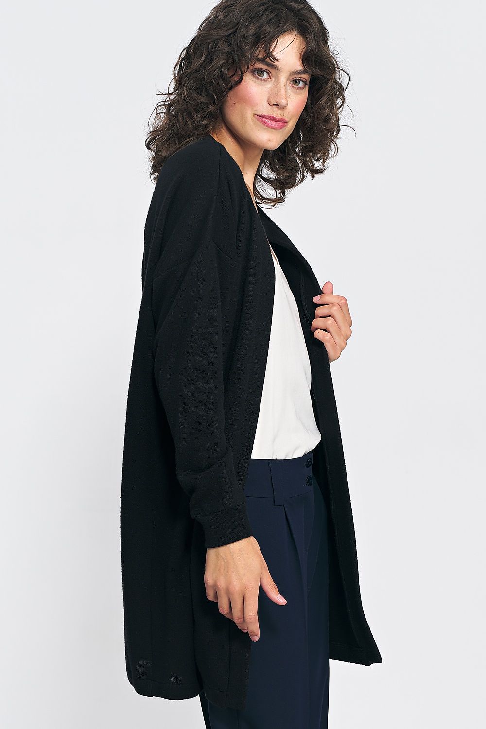 Cardigan model 186837 Black by Nife - Cardigans