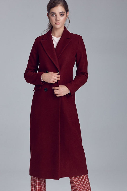 Coat model 137482 Red by Nife - Coats