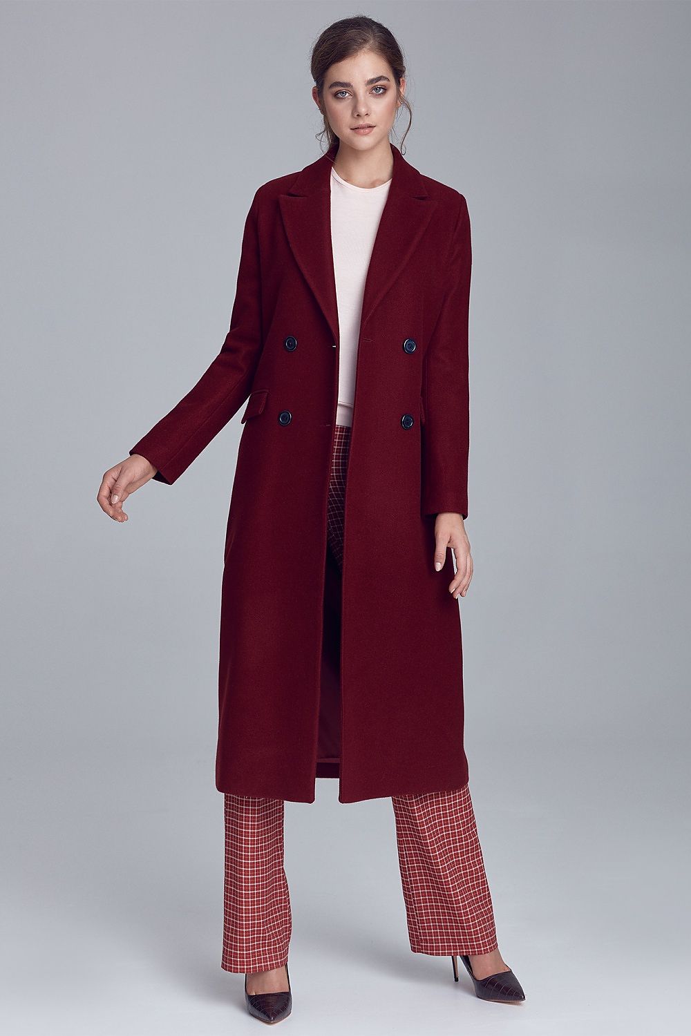 Coat model 137482 Red by Nife - Coats