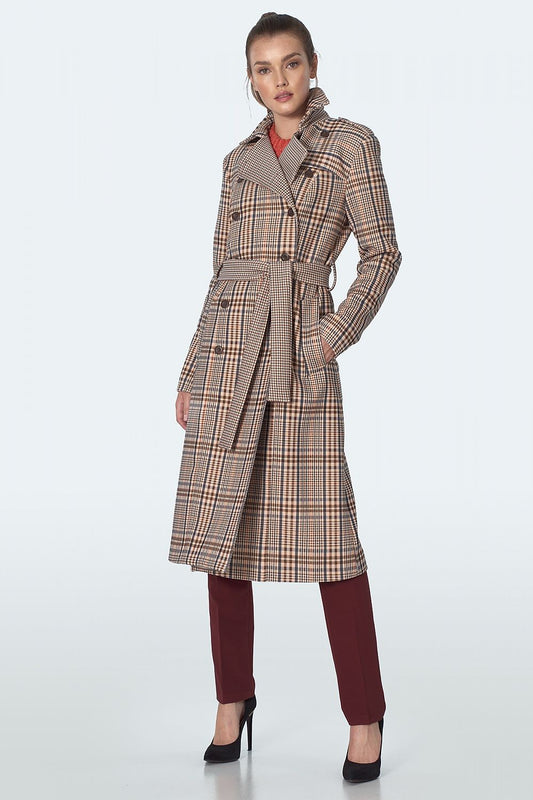 Coat model 149118 Beige by Nife - Coats