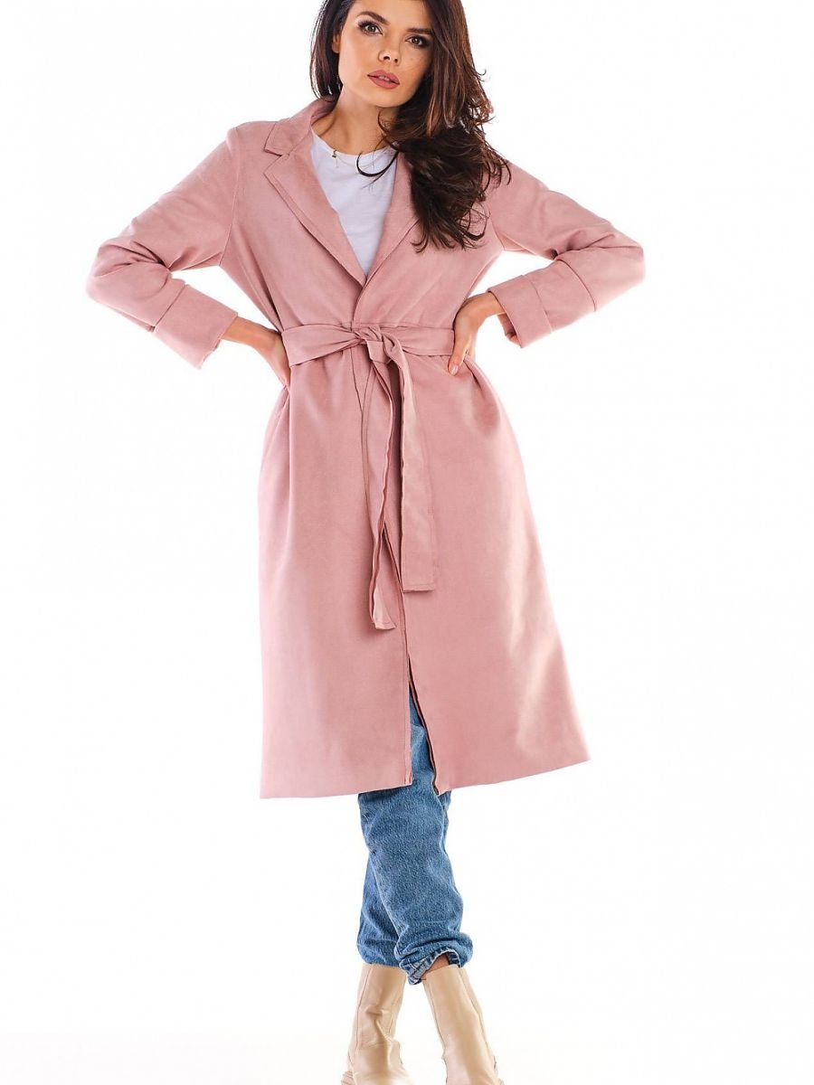 Coat model 158740 Pink by awama - Coats