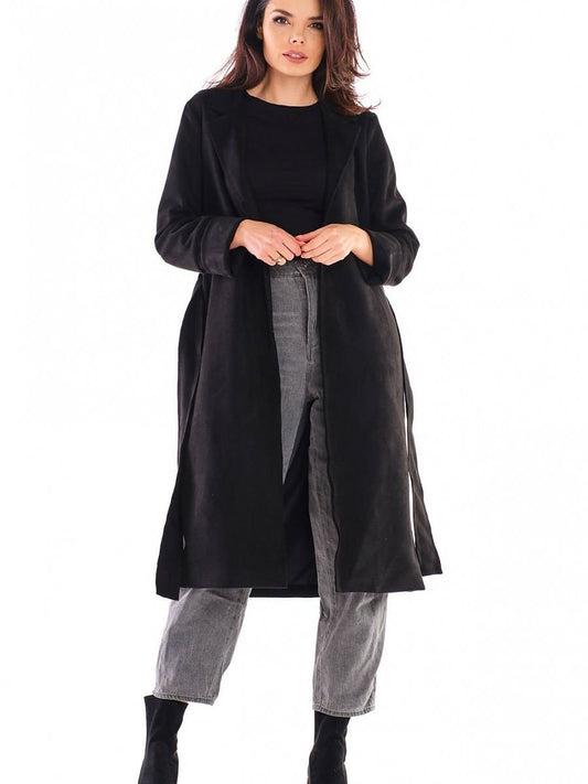 Coat model 158796 Black by awama - Coats