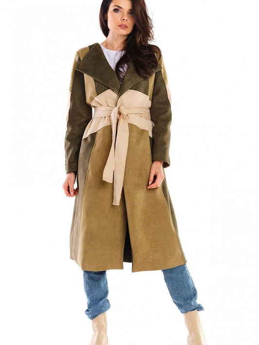 Coat model 158797 Green by awama - Coats