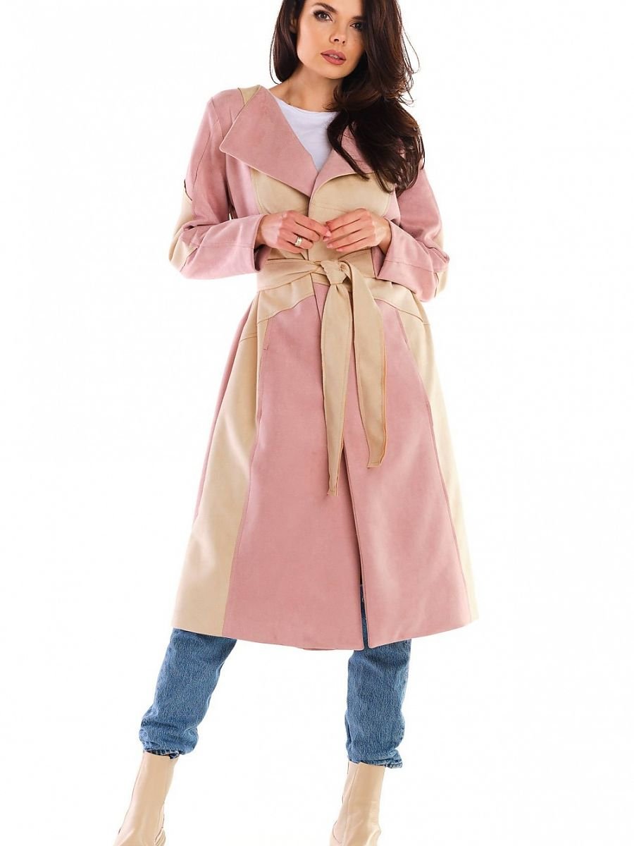 Coat model 158798 Pink by awama - Coats