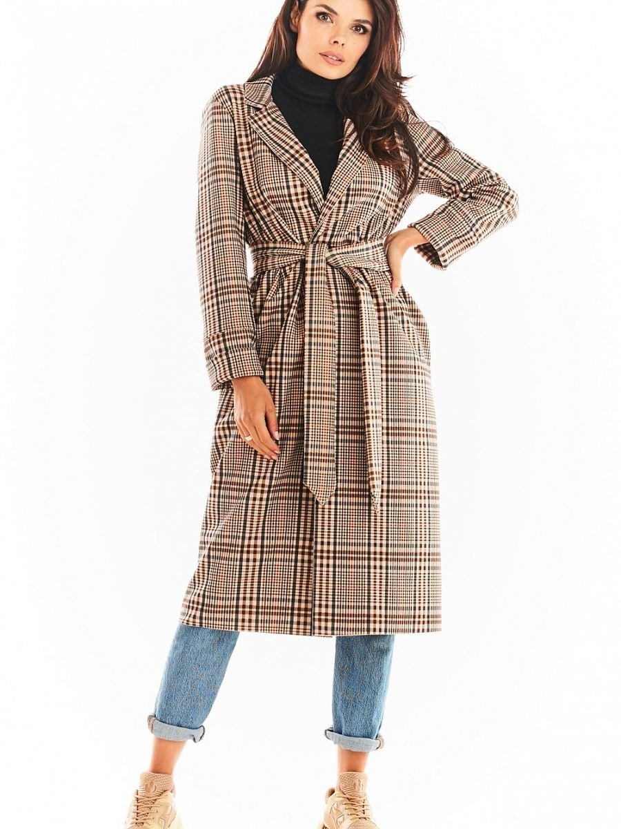 Coat model 175487 Brown by awama - Coats