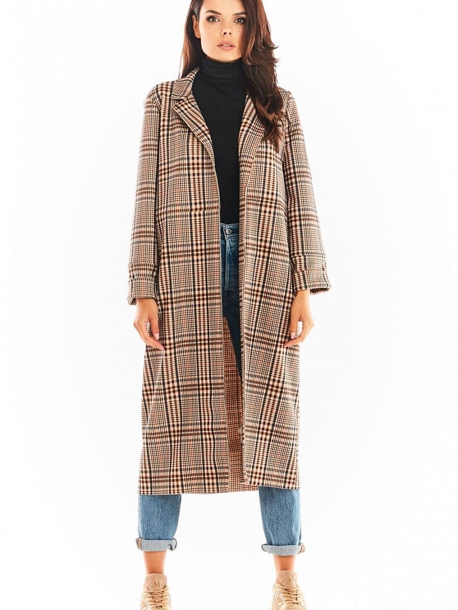 Coat model 175487 Brown by awama - Coats