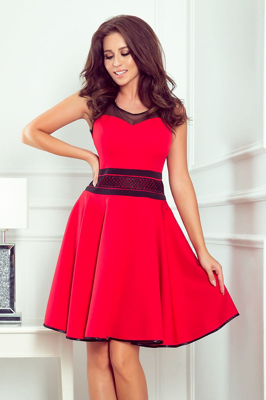 Cocktail dress model 134425 Red by Numoco - Short Dresses