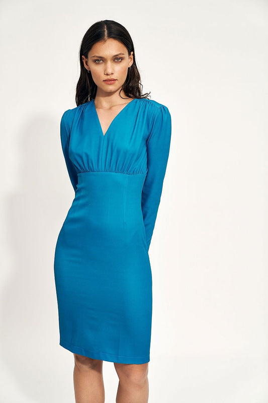 Cocktail dress model 171289 Blue by Nife - Midi Dresses