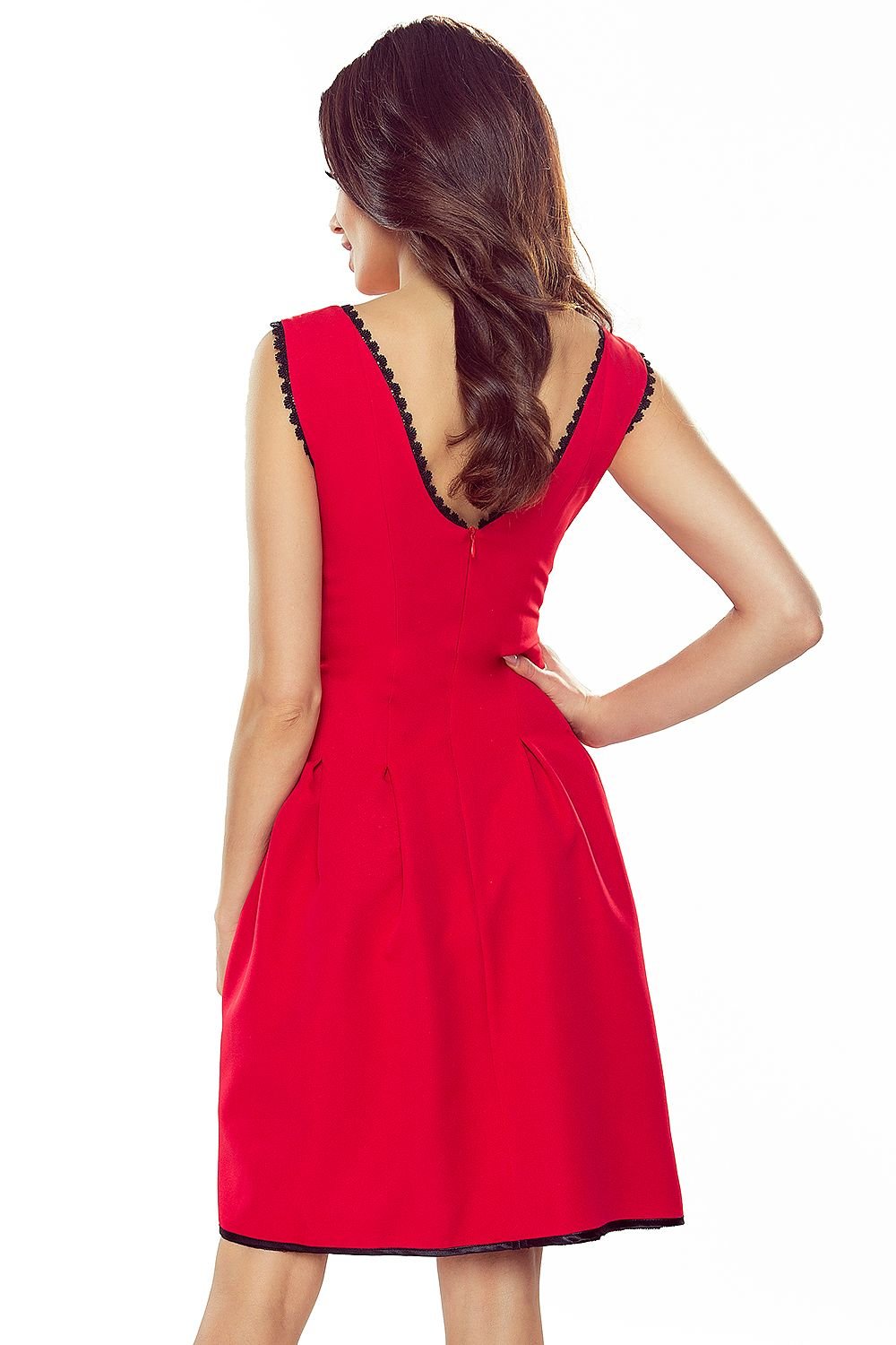 Cocktail dress model 182086 Red by Numoco - Short Dresses