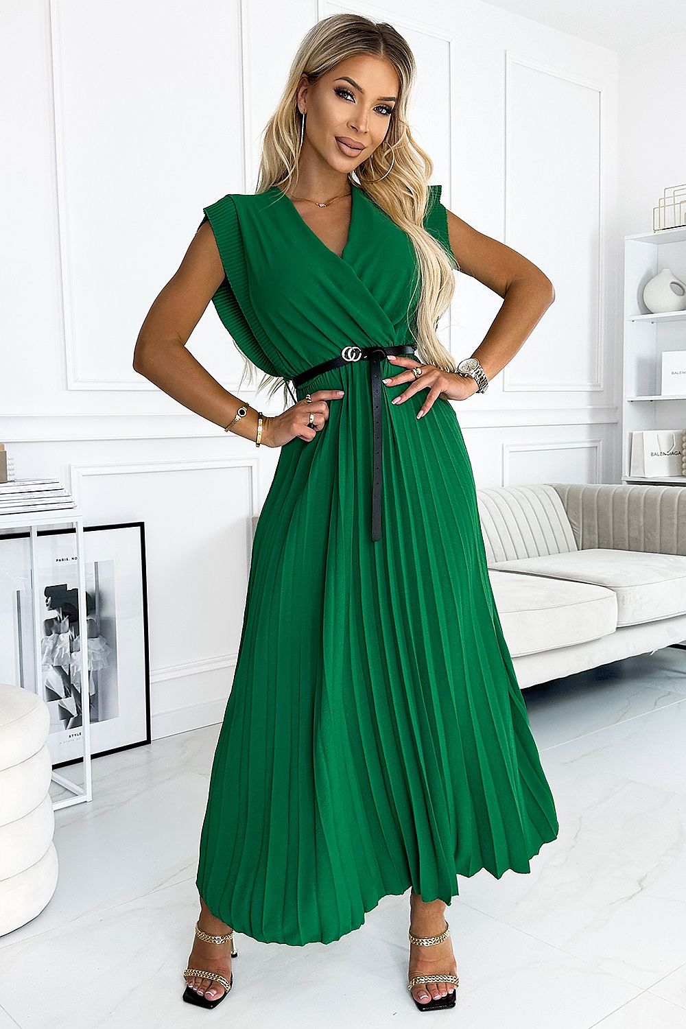 Cocktail dress model 186693 Green by Numoco - One Size