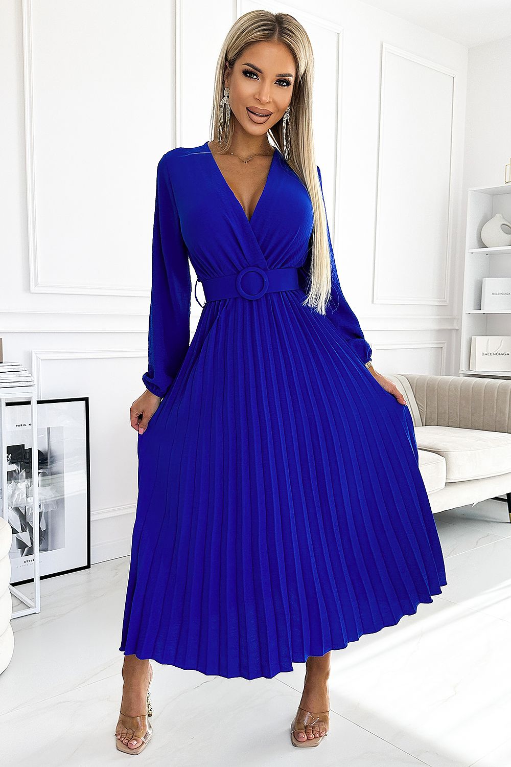 Cocktail dress model 188117 Blue by Numoco - One Size