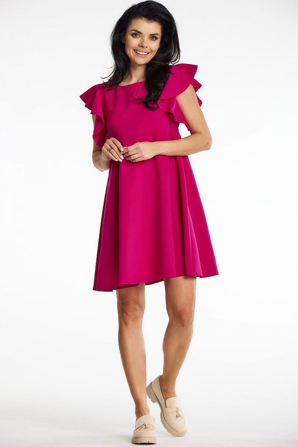 Cocktail dress model 195873 Pink by awama - Short Dresses