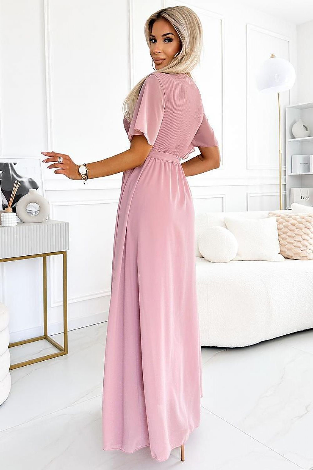 Cocktail dress model 197483 Pink by Numoco - One Size