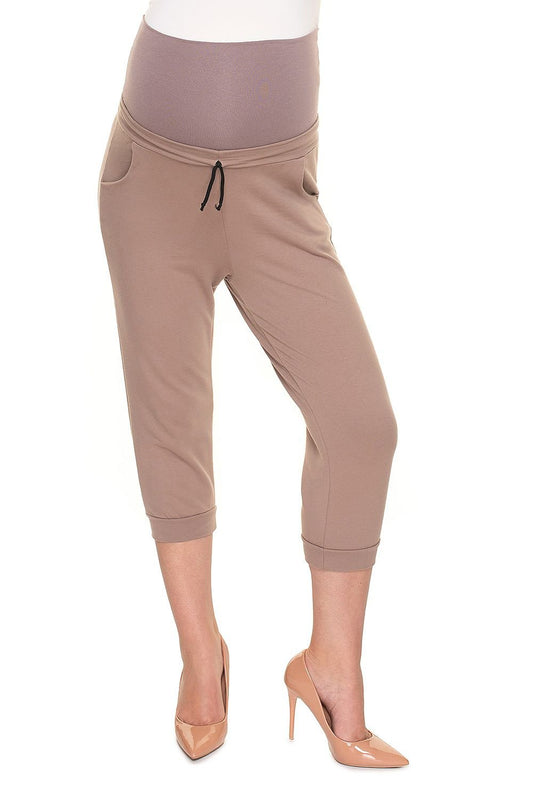 Crop pants model 157819 Beige by PeeKaBoo - Crop Pants