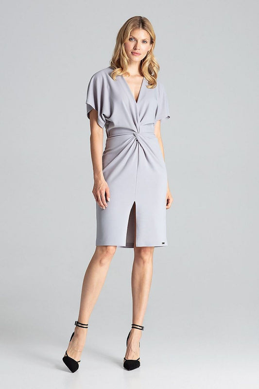 Daydress model 138292 Grey by Figl - Midi Dresses