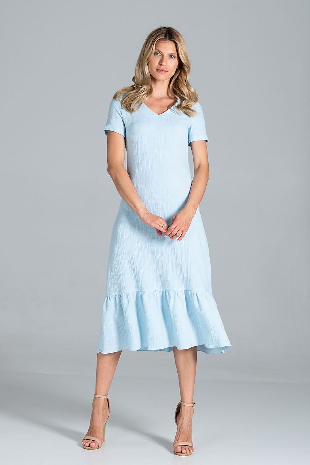 Daydress model 157504 Blue by Figl - Midi Dresses