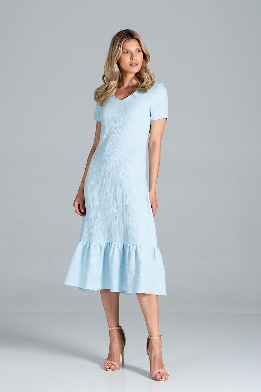 Daydress model 157504 Blue by Figl - Midi Dresses