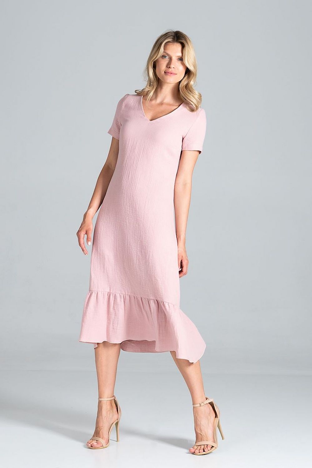 Daydress model 157506 Pink by Figl - Midi Dresses