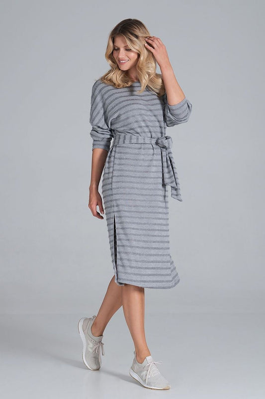 Daydress model 160977 Grey by Figl - Midi Dresses