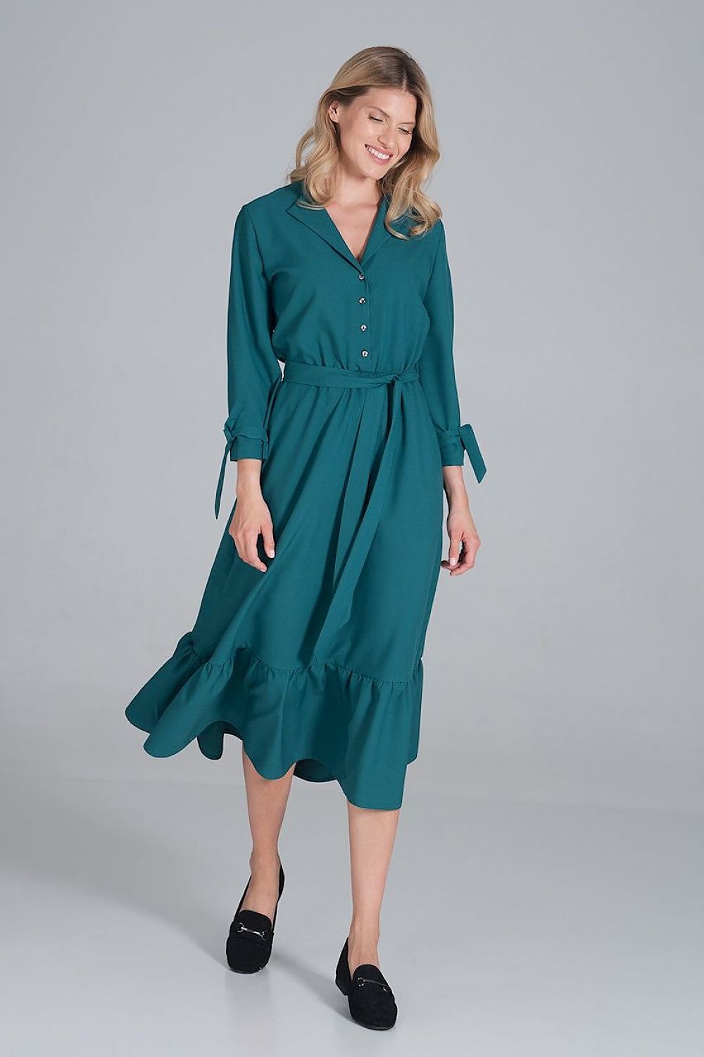 Daydress model 162374 Green by Figl - Midi Dresses