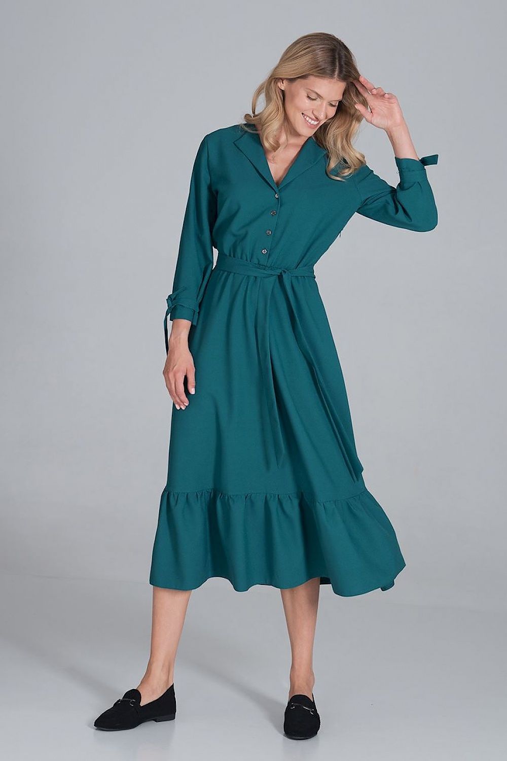 Daydress model 162374 Green by Figl - Midi Dresses