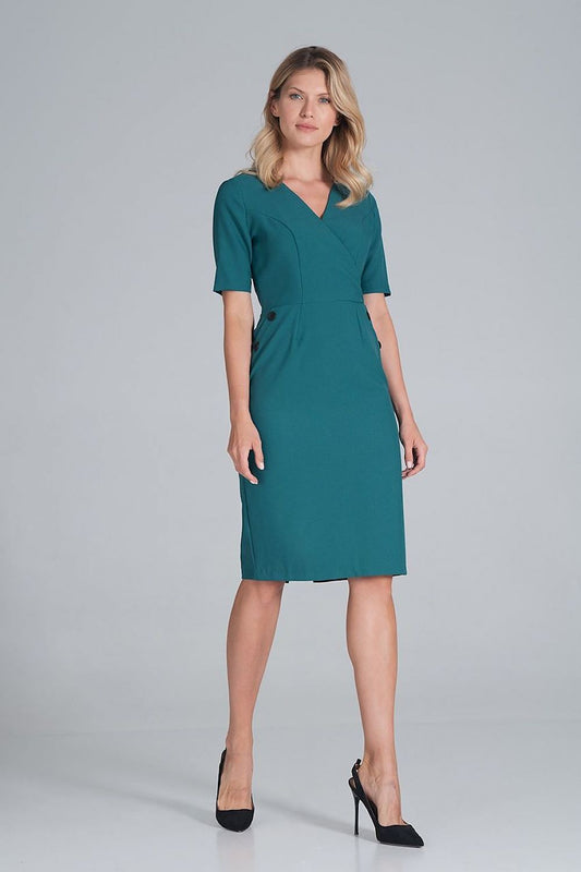 Daydress model 162430 Green by Figl - Short Dresses